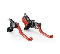 Palanca freno Pour Suzuki RM85 RM125 250 RMZ250 RMZ450 RMX450Z RMX250S 7/8"Ensemble Leviers D’embrayage Du Câble Frein Hydraulique(ROJO)