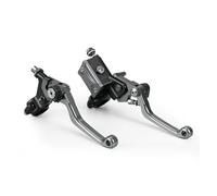 Palanca freno Pour Suzuki RM85 RM125 250 RMZ250 RMZ450 RMX450Z RMX250S 7/8"Ensemble Leviers D’embrayage Du Câble Frein Hydraulique(Titanio)