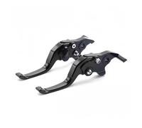 Palanca freno y embrague para moto Palanca de embrague y freno 2 dedos para motocicleta para Zontes 368G, 368K, 368D, 368E 368M(Black 1Pair)