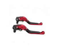 Palanca freno y embrague para moto Palancas de embrague y freno plegables para DUCATI para SCRAMBLER 1100 800 Full Trottle/para Icon 2018-2024(Rojo)