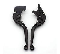 Palanca motocicleta freno tambor trasero disco delantero extensible plegable CNC para Vespa para PX LML 125 150 200 Star para PX125 para PX150 Palanca De Freno Hidráulico(All Black)