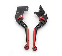 Palanca motocicleta freno tambor trasero disco delantero extensible plegable CNC para Vespa para PX LML 125 150 200 Star para PX125 para PX150 Palanca De Freno Hidráulico(Red)
