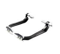 Palanca Para Manillar Moto Protector de manos for manillar de motocicleta, protector contra caídas de aleación de aluminio de 17-22mm, protector de mano de 6 colores Cubre Manetas Moto(Silver)