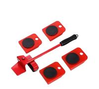 Palanca para Mover Muebles Juego de 5 elevadores Muebles Alta Resistencia con Rodillo y Barra Rueda, Dispositivo Movimiento, Herramienta Transporte elevación