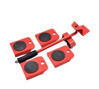 Palanca para Mover Muebles Juego de 5 Herramientas for Mover Muebles, Elevador Objetos Pesados, con Ruedas, Barra y Rodillo, manuales