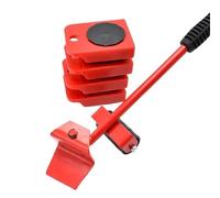 Palanca para Mover Muebles Juego de Herramientas for Mover Muebles, Rodillo for Objetos Pesados con Barra Ruedas, Dispositivo elevación, Transporte for(1 Set)