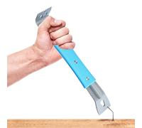 Palanca resistente | Extractor de clavos para carpintería | La punta de la barra de palanca del extractor de clavos de alta resistencia admite una aplicación de la fuerza, lo que permite un ac