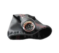 Palanca Velocidad Coche Para VW Para Jetta Para Golf 3 Para MK3 Para LUPO Para POLO Para CADDY Funda Protectora Para Pomo Cambio Marchas Funda Protectora Línea Roja Y Negra Pomo Palanca Cambios(B0404)