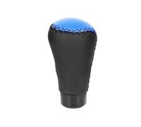 Palanca Velocidad Perilla De Cambio De Marchas De Cuero para Kia para Cerato para Sorento 1 Juego Pomo Cambio(1pcs-Blue)