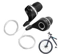 Palancas de Cambio de Bicicleta, Palanca de Cambios de Agarre Giratorio, Alta Velocidad, Conjunto de Palanca de Control ergonómica, Repuesto para montaña, ATV, Motocicleta, Ciclismo,