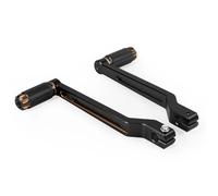 Palancas de cambio de talón a punta para Road King, para Street Glide, Road Glide CVO, Tri Glide, para Ultra Limited, Heritage Classic y Fat Boy FLFB/S Cambio Engranaje Palanca Moto(Orange)