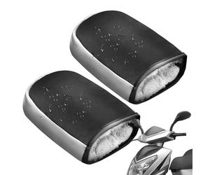 Palancas de dirección de motocicleta, térmicas cálidas universales reflectantes para invierno | Calentadores de manos para bicicleta de montaña y ciclismo, para motocicleta Bicicleta eléctrica Scooter