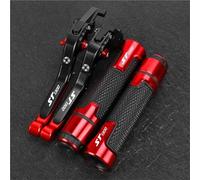 Palancas de Embrague Accesorios para Motocicletas, Manijas De Control Ajustables, Palancas Freno Y Embrague Pivotantes para ST1300 ST1300A 2003-2007 ST 1300 1300A(Red 1)