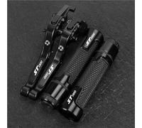 Palancas de Embrague Accesorios para Motocicletas, Manijas De Control Ajustables, Palancas Freno Y Embrague Pivotantes para ST1300 ST1300A 2003-2007 ST 1300 1300A(Black1)