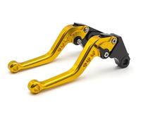 Palancas De Embrague De Freno Ajustables CNC para Motocicleta para V7 Classic 2008-2022 V7 Racer 2011-2022 V7 Stone/Special Freno Corto Ajustable(147mm Gold)