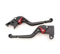 Palancas De Embrague De Freno Ajustables CNC para Motocicleta para V7 Classic 2008-2022 V7 Racer 2011-2022 V7 Stone/Special Freno Corto Ajustable(177mm Black-Red)