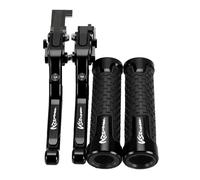 Palancas De Embrague De Freno Ajustables Para Motocicleta, Empuñaduras De Manillar Para Suzuki DL650 V-strom/XT 250 2011-2021 Vstrom650 2022 2023(Negro)