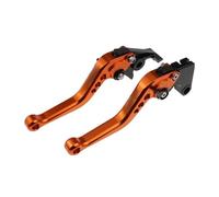 Palancas De Embrague De Freno Cortas, Juego De Manijas Ajustables Para Honda VTR1000F / FIRESTORM 1998-2005, Accesorios CNC Para Motocicleta(Orange)