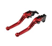 Palancas De Embrague De Freno Cortas, Juego De Manijas Ajustables Para Honda VTR1000F / FIRESTORM 1998-2005 2003 2004, Accesorios CNC Para Motocicleta(Rojo)