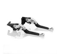 Palancas De Embrague De Freno Plegables Para G650 Sertao 2010 2011 2012 2013 2014 2015 Accesorios De Palanca De Manillar(Plata)
