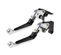 Palancas De Embrague De Freno Plegables Para HUSQVARNA FS 450 2017 2018 2019 2020 2021 2022 Accesorios De Palanca De Manillar(Plata)