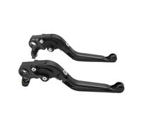 Palancas De Embrague Freno Cortas Ajustable para Ducati para Scrambler 1100 800 Full Trottle/Icon 18-24 Palancas Freno Embrague Plegables Extensibles para Motocicleta(Black)