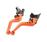 Palancas De Embrague Freno Cortas Ajustable para Suzuki para GSXR600 para GSXR750 GSXR 600 750 2011-2020 Palancas Embrague Freno Cortas Ajustables para Motocicleta(Short Orange)