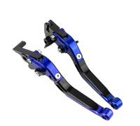 Palancas de Embrague Maneta De Freno Y Embrague Extensible, Plegable Ajustable CNC para Motocicleta para LONCIN para VOGE 300DS 300 DS(Blue 1)
