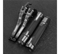 Palancas de Embrague Manetas De Embrague Extensibles Y Plegables para Motocicletas, Palancas Freno con Empuñadura Ajustable para BMW R1200ST 2005-2008(Black1)