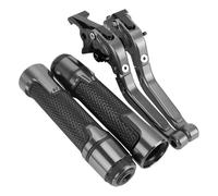 Palancas de Embrague Manetas De Freno Y Embrague para Motocicleta, Ajustables, Plegables Extensibles. para Yamaha ST125RL ST 125RL ST125 RL 1989-1999(Black6)