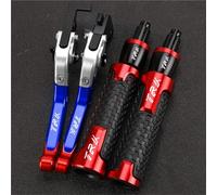 Palancas de Embrague Manillar De Motocicleta Extensible Y Plegable con Palanca Freno Embrague para Benelli TRK702X TRK 702X All Years(Multi-Colored)