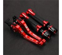 Palancas de Embrague Palanca De Embrague Freno Ajustable para Motocicleta, Empuñadura Manillar para Yamaha XMAX200 X-MAX 200 X-MAX200 All Years(Red 4)
