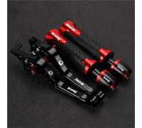 Palancas de Embrague Palancas De Embrague Y Freno para Motocicleta, Manillar Extremos Los Puños para Yamaha XMAX125 X MAX 125 X-MAX125 All Years(Red 3)