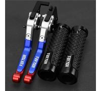 Palancas de Embrague Piezas De Motocicleta, Palancas Freno Y Embrague con Pivote Ajustable, Manijas Control para Yamaha para Genesis FZR750R 1987-1998(Multi-Colored)
