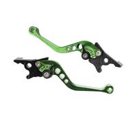 Palancas de Freno 1 par de palancas Freno y Embrague universales para Motocicleta, aleación Aluminio CNC,para modificación Scooters Motos(Verde)