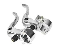 Palancas de Freno Bicicleta, 1 par 24 mm aleación Aluminio, Manillar Bicicleta Accesorio Freno (Plata) Dar Un Paseo En Bicicleta Y Piezas De Repuesto
