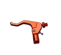 palancas de freno Conjunto de palanca embrague corta CNC acrobacias, manillar 7/8" y 22 mm, compatible Dirt Bike para Pit(Naranja)