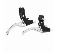 Palancas de Freno de Aleación para Bicicleta de Piñón Fijo, Mangos Ligeros y Frescos para una Recuperación Rápida y Restauración Automática (SILVER)