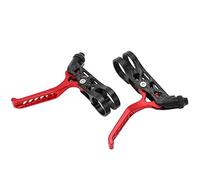 Palancas de Freno de Bicicleta de Montaña de Aluminio para 3sixty 1 par Diseño Ergonómico Ajustable (rojo)