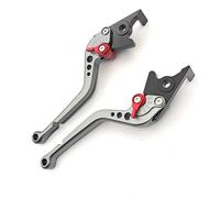 Palancas de Freno Palanca de Embrague Juego de Palanca de Freno palancas de Mango de Motor Ajustables para NSS Forza 350/300/250/125/150/750 2010-presente(177mm Titanium-Red)