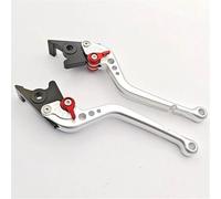 Palancas de Freno Palanca de Embrague Juego de Palanca de Freno palancas de Mango de Motor Ajustables para NSS Forza 350/300/250/125/150/750 2010-presente(177mm Silver-Red)