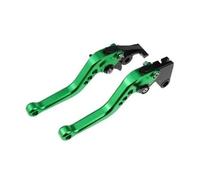 Palancas de Freno Palancas De Embrague De Freno Ajustables CNC para Motocicleta para V7 Classic 2008-2022 V7 Racer 2011-2022 V7 Stone/Special(147MM Green)