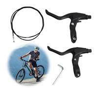 Palancas de freno para bicicleta, 1 par de mangos de freno para bicicleta de aluminio, frenos de bicicleta compatibles con Shimano, para MTB, palanca de freno de bicicleta de carretera, freno V-Brake