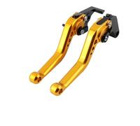 Palancas de manija de embrague de freno de motocic Accesorios Para Motocicleta Manijas Ajustables De Palanca Embrague Freno Para CB125R 2018 2019 2020 2021 2022 2023(Oro)