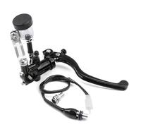 Palancas Embrague Freno Embrague Radial De La Perca Del Cilindro Maestro Bomba Freno Motocicleta Montaje 17.5RCS(Right Black)