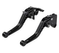 Palancas Embrague Freno para Triumph para Speedmaster para Scrambler 2006-2016 para Speed Triple 2004-2007 para Speed Four 2005-2006 Motocicleta 3D(Black Short)