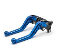 Palancas Embrague Manetas De Freno Y Embrague Ajustables Para Motocicleta Para Yamaha XT600 XT 600 XT660X XT660R XT660S X R S 1984-2016 Moto Palanca Freno(Azul,Corto)