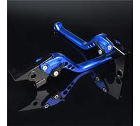 Palancas Embrague Manetas De Freno Y Embrague Ajustables Para Motocicleta Para Yamaha XT600 XT 600 XT660X XT660R XT660S X R S 1984-2016 Moto Palanca Freno(Azul,Largo)