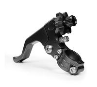 Palancas Freno Embrague Motocicleta para Suzuki para DR200S para DRZ400E para DRZ400SM Maneta De Embrague Corta para Acrobacias De 7/8"(Black)