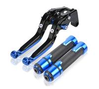 Palancas Manillar para GSX-R 600 para 750 para GSXR 2011-2020 para GSX-R600 GSX-R750 GSXR600 GSXR750 Palancas Embrague Freno Ajustables Motocicleta Agarre Barra Mano Palanca Embrague(14)